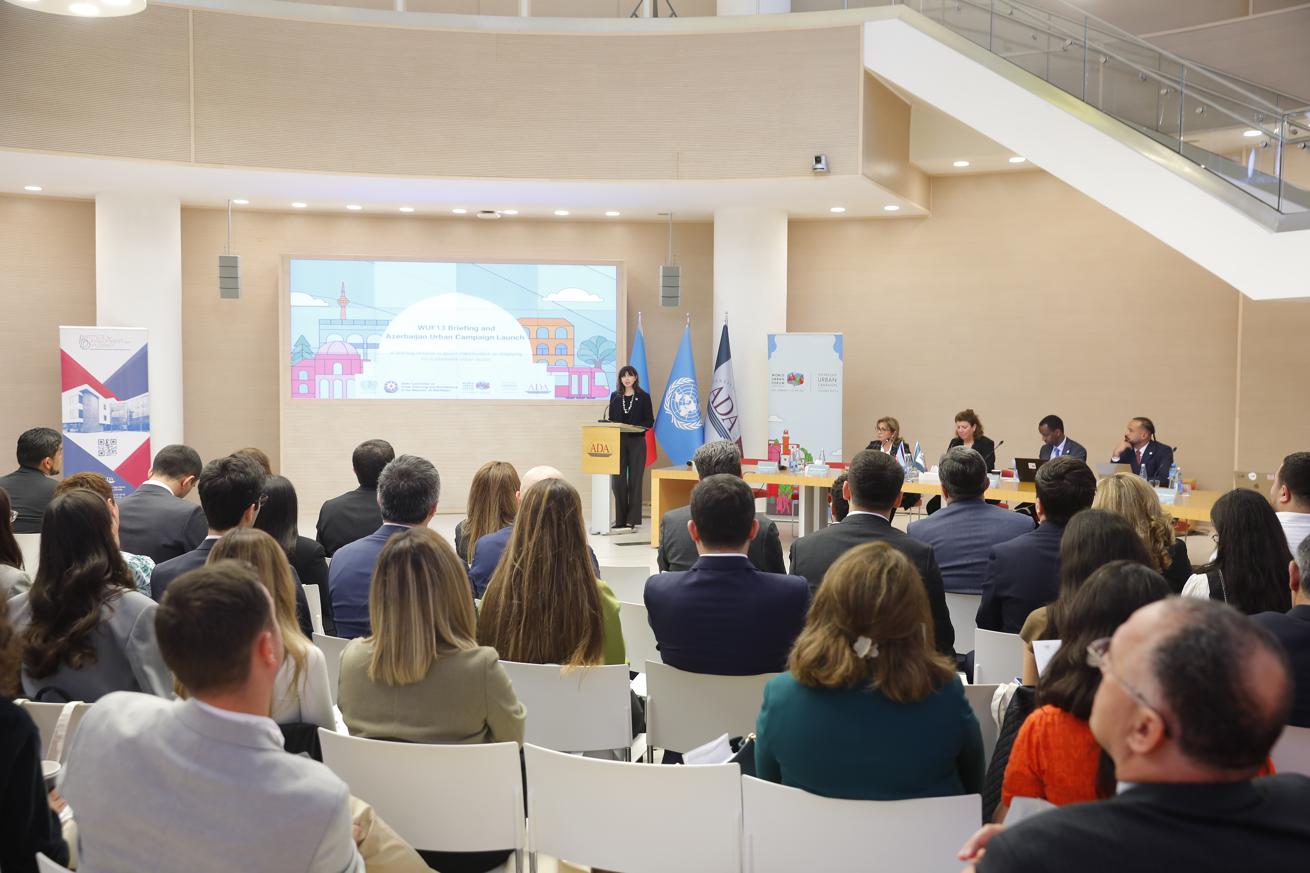 A launch event was held in Baku to introduce the Azerbaijan Urban Campaign
