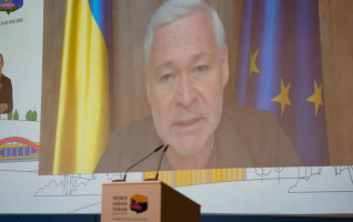 UN-Habitat|Marius Ogonowsk, Mayor of Kharkhiv, Igor Terekhov, in a virtual address to a Special Session at World Urban Forum.
