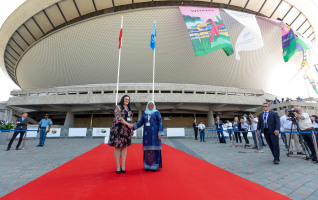 Małgorzata Jarosińska-Jedynak, Secretary of State at the Ministry of Development Funds and Regional Policy and Mohd Sharif, Executive Director of UN-Habitat