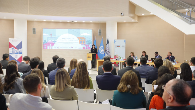 A launch event was held in Baku to introduce the Azerbaijan Urban Campaign